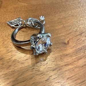 Bridal Gem Ring Keychain